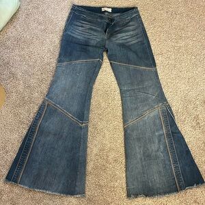 Free people bell bottom flare jeans 30